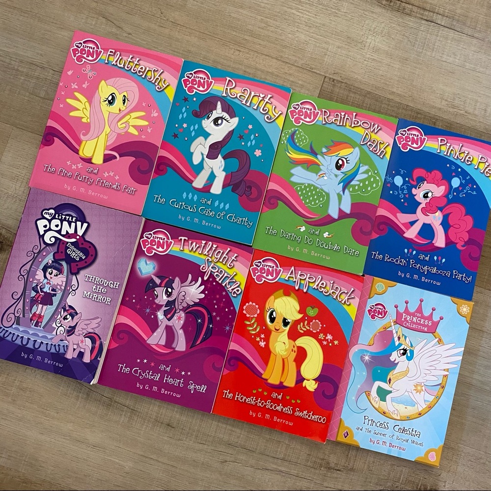 Set of 8 My Little Pony chapter books
